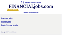 Tablet Screenshot of jobs.financialjobs.com